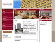Tablet Screenshot of opal-hotel.de